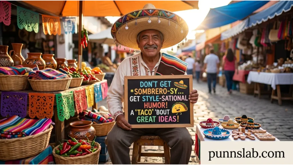 Sombrero Style Humor Cultural Wordplay