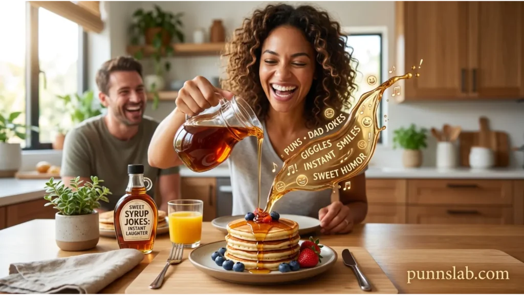 Sweet syrup jokes that pour laughter instantly