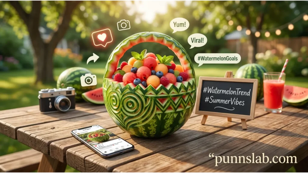 Viral Social Media Watermelon