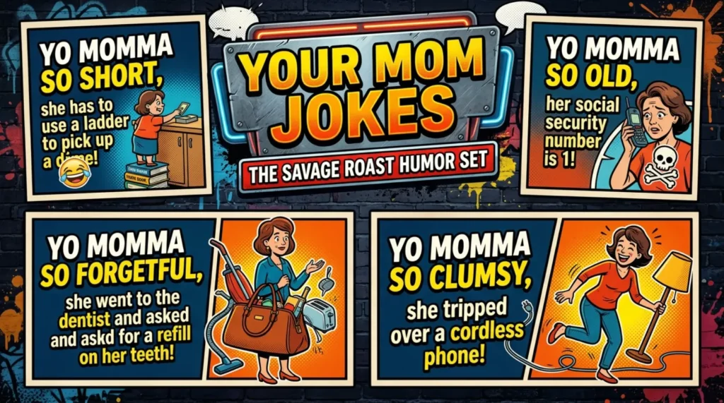 Your Mom Jokes Savage Roast Humor Set
