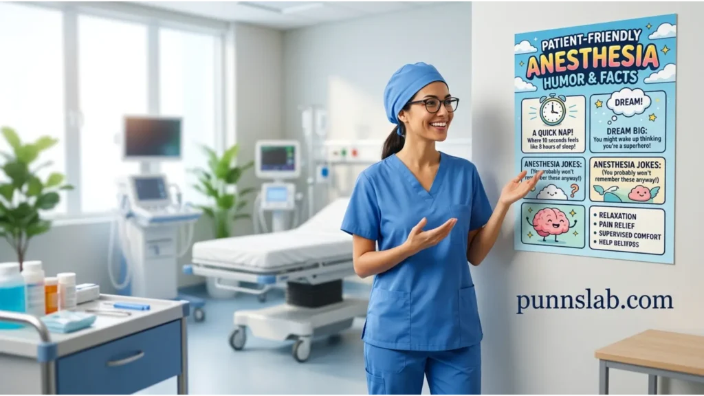Patient Friendly Anesthesia Humor