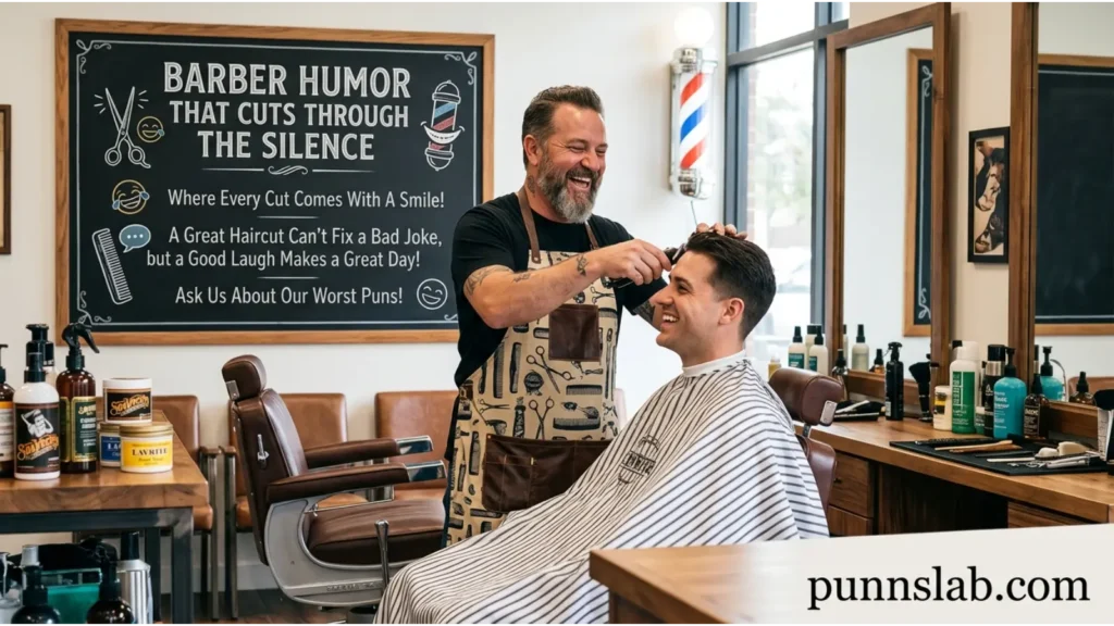 Barber Humor That Cuts Through The Silence
