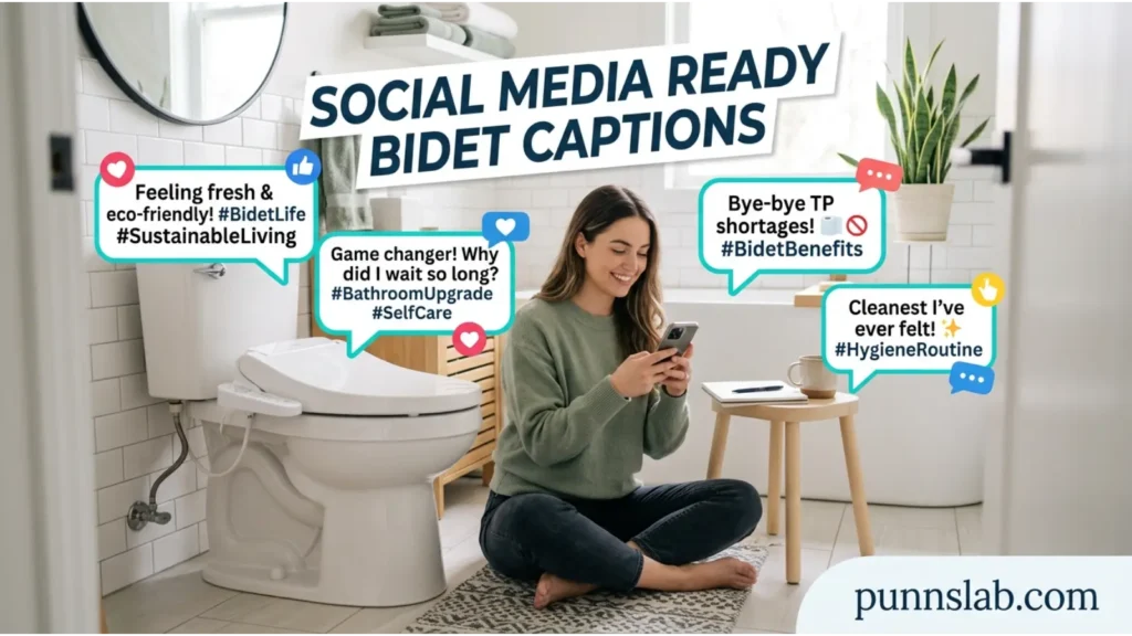 Social Media Ready Bidet Captions