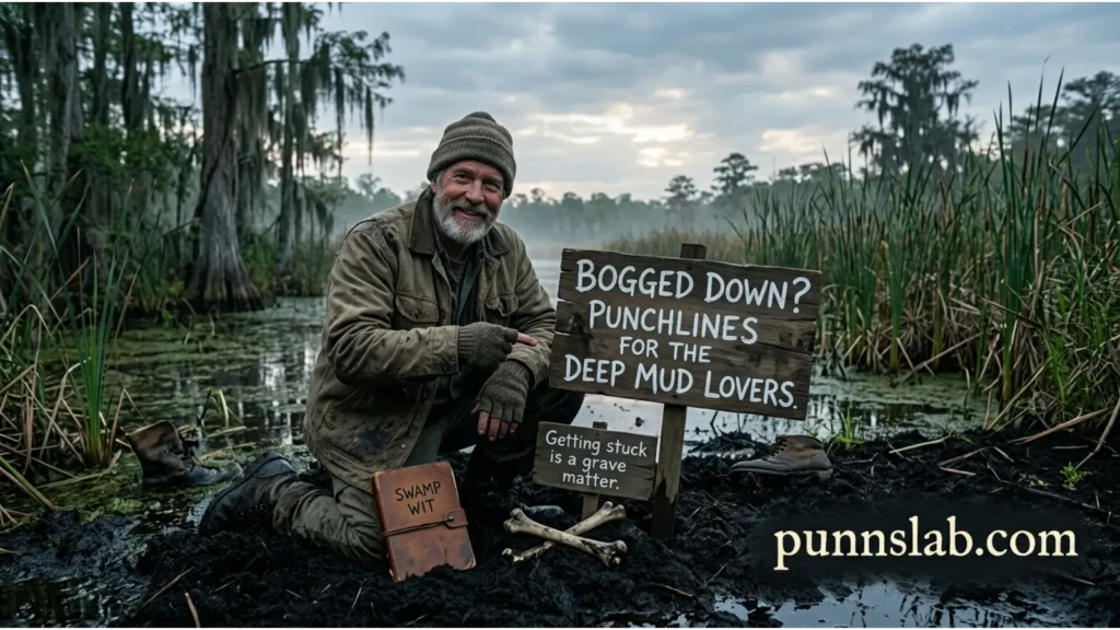 Bog and boggy punchlines