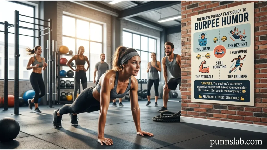 Burpee Humor For Brave Fitness Fans
