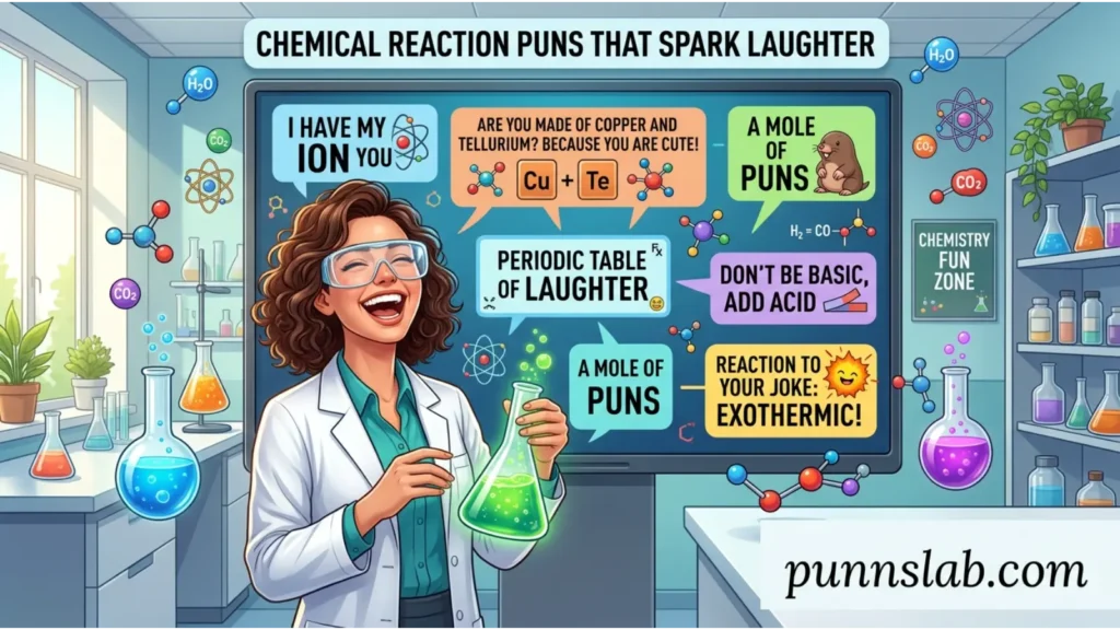 Chemical Reaction Puns That Spark Laughter