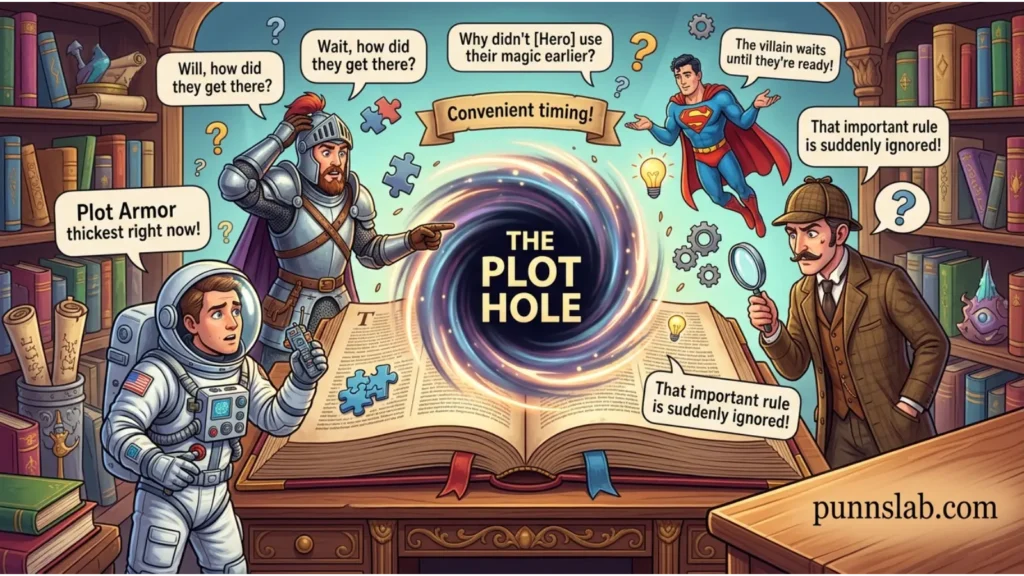 Clever Plot Hole Jokes For Story Fans