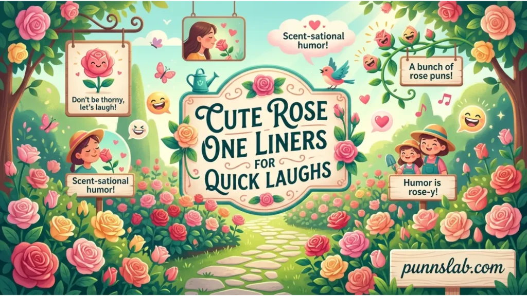 Cute Rose One Liners For Quick Laughs