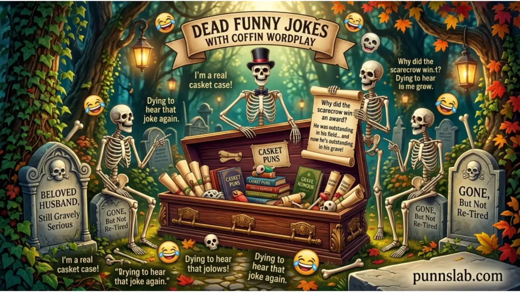 Dead Funny Jokes With Coffin Wordplay