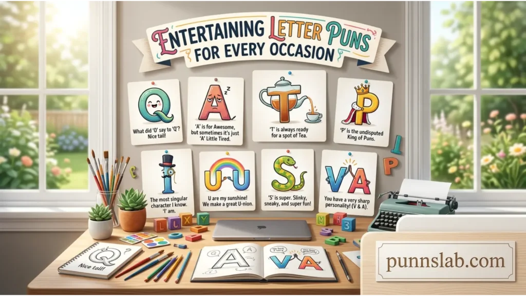 Entertaining Letter Puns For Every Occasion