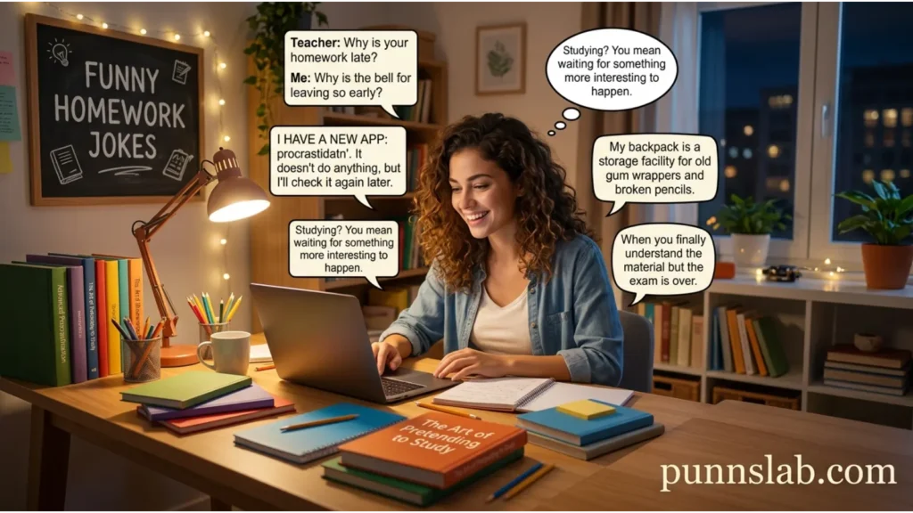 Funny Homework And Study Jokes