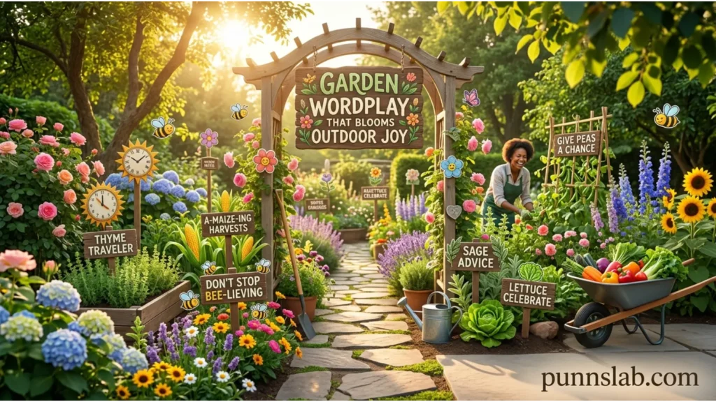 Garden Wordplay 