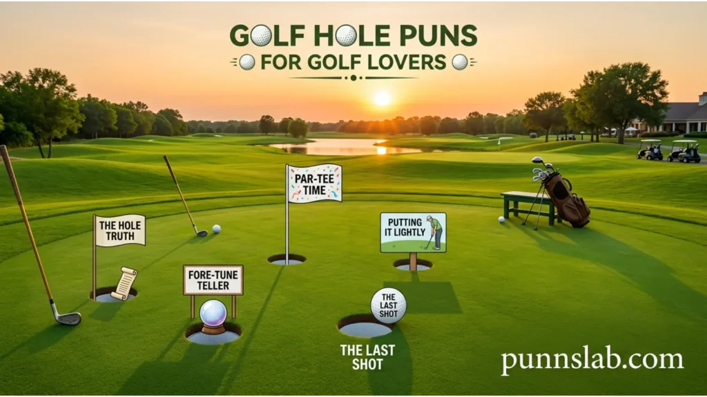 Golf Hole Puns For Golf Lovers