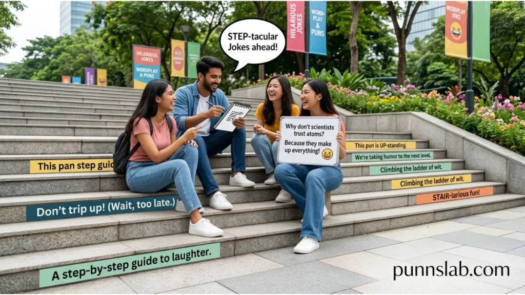 Hilarious Step Jokes and Wordplay