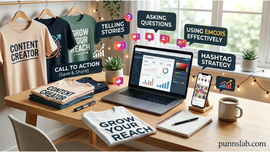 Instagram shirt captions for engagement boost
