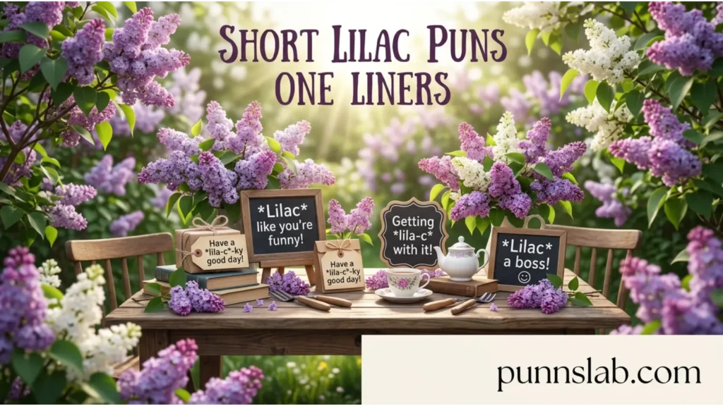 Short Lilac Puns 