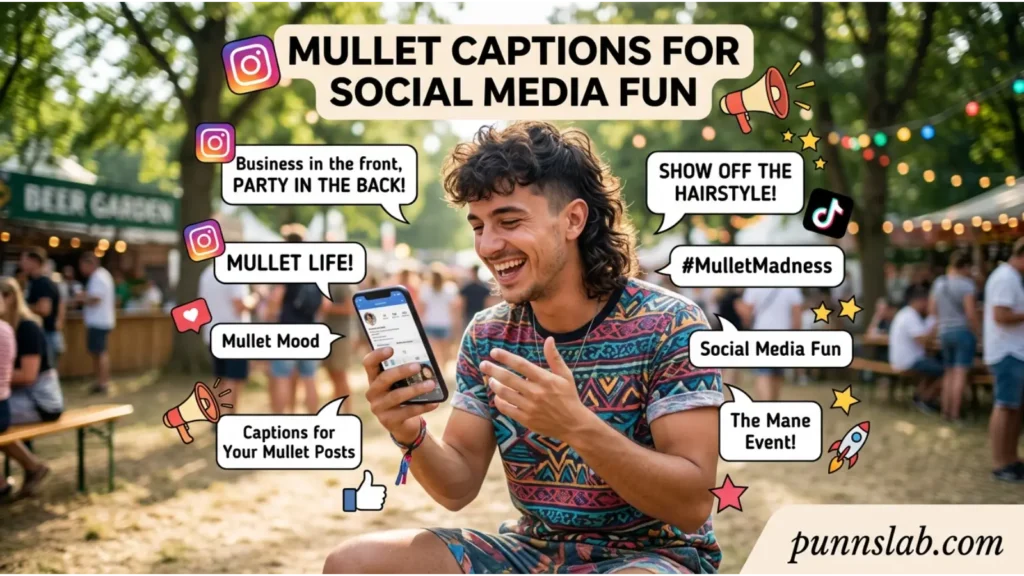 Mullet Captions For Social Media Fun