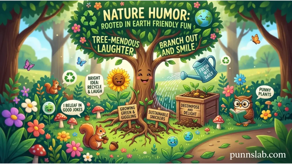 Nature Humor Rooted In Earth Friendly Fun