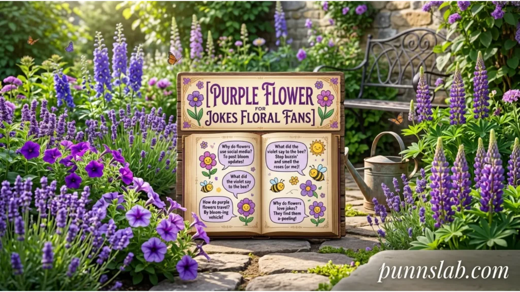 Purple Flower Jokes 
