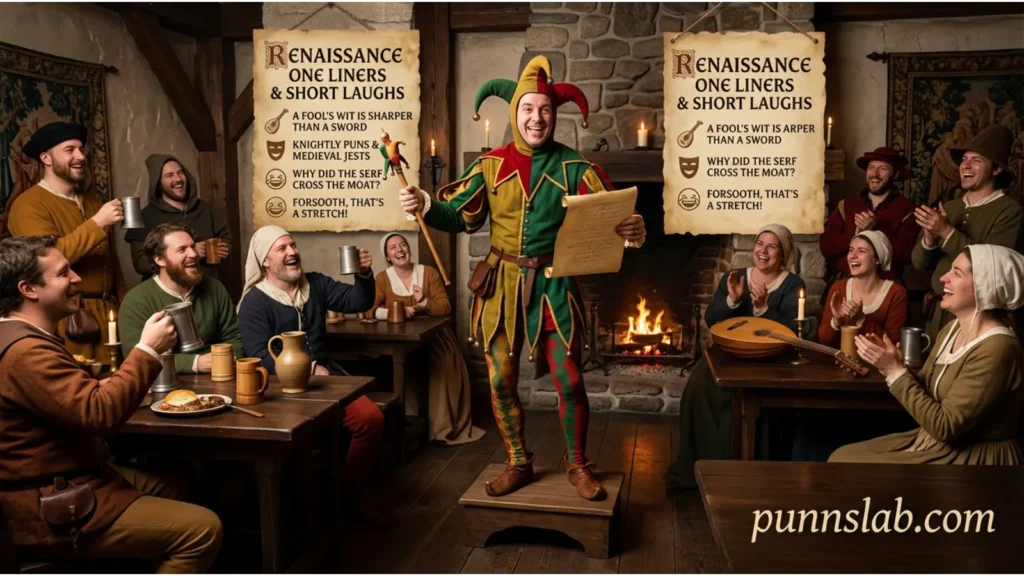 Renaissance One Liners and Short Laughs