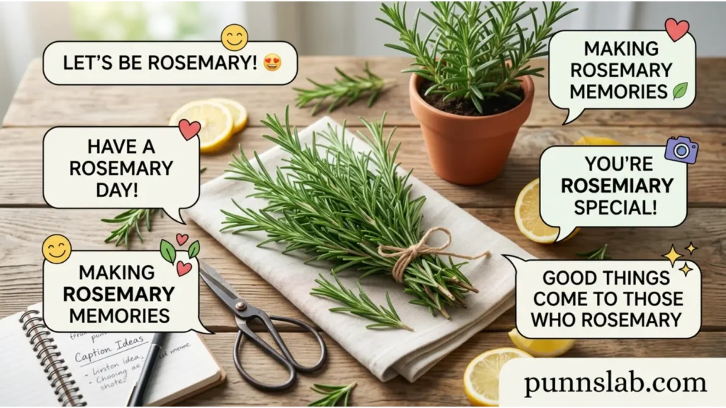 Rosemary Puns for Instagram