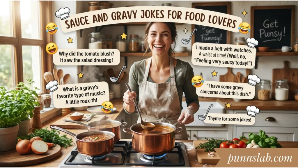Sauce And Gravy Jokes For Food Lovers
