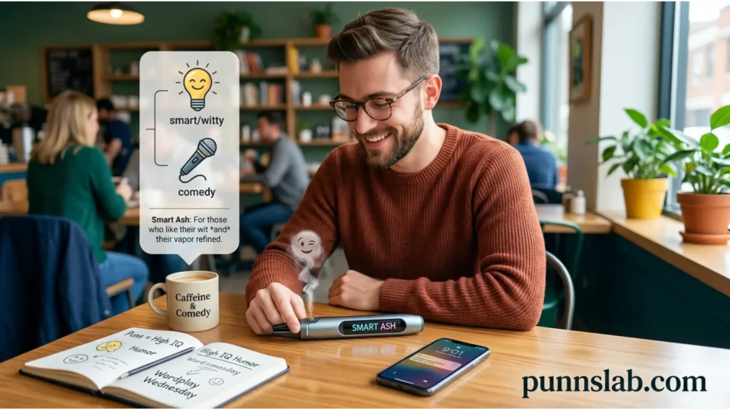 Smart Cigarette Wordplay for Comedy Fans