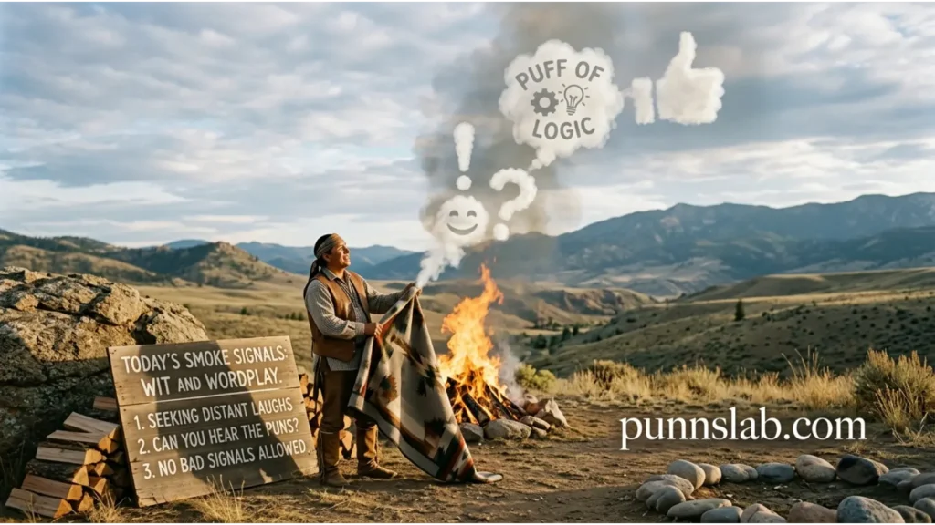 Witty Smoke Signal Jokes and Wordplay