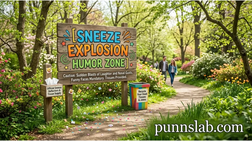 Sneeze Explosion Humor Zone