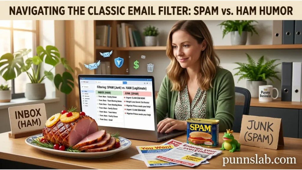 Classic Spam Versus Ham Humor