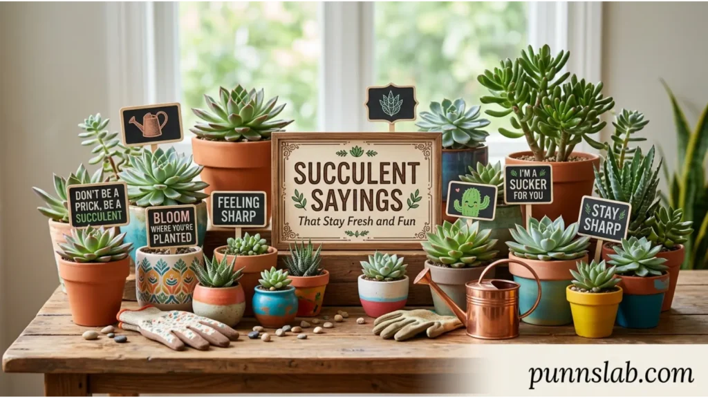 Succulent Sayings