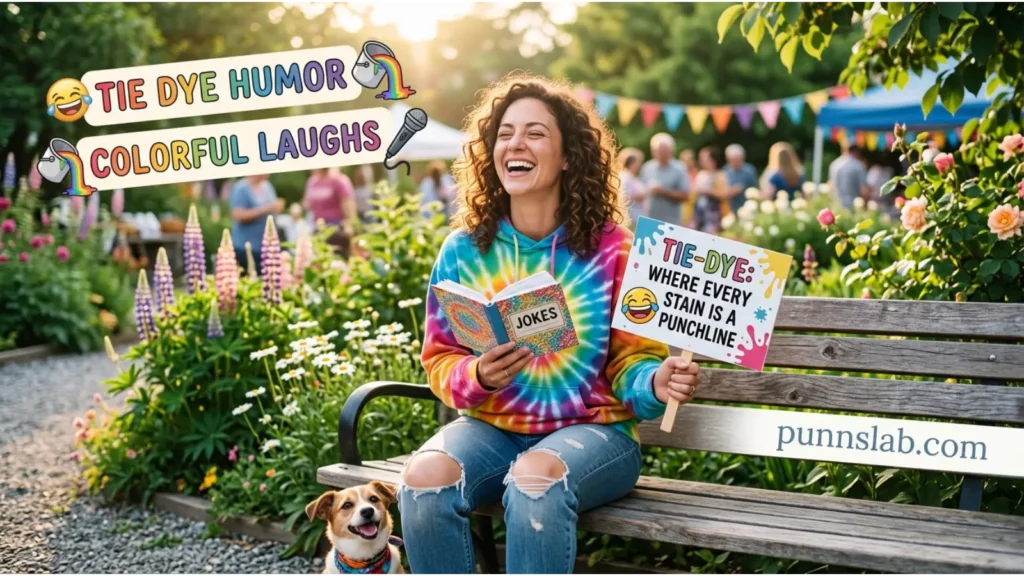 Tie Dye Humor With Colorful Laughs