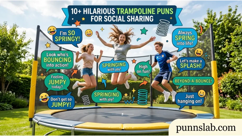 Hilarious Trampoline Puns for Social Sharing